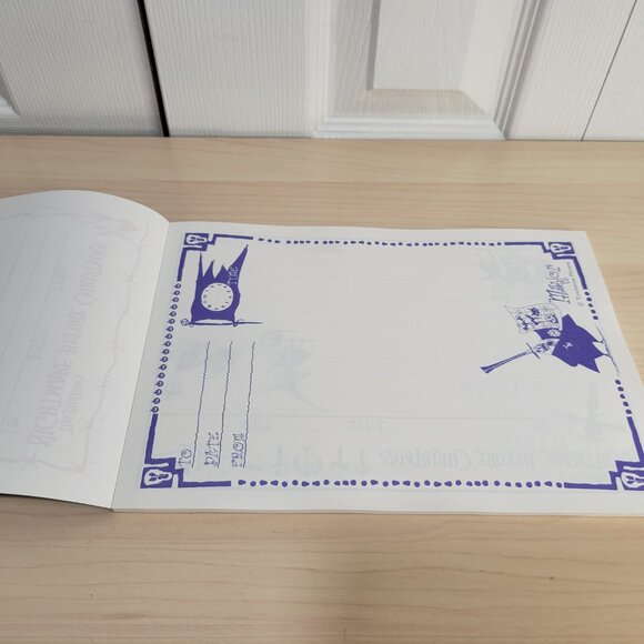 NIGHTMARE BEFORE CHRISTMAS Bundle: Zero Ghost Pup Plush & Letter Notepad Book - Picture 3 of 14